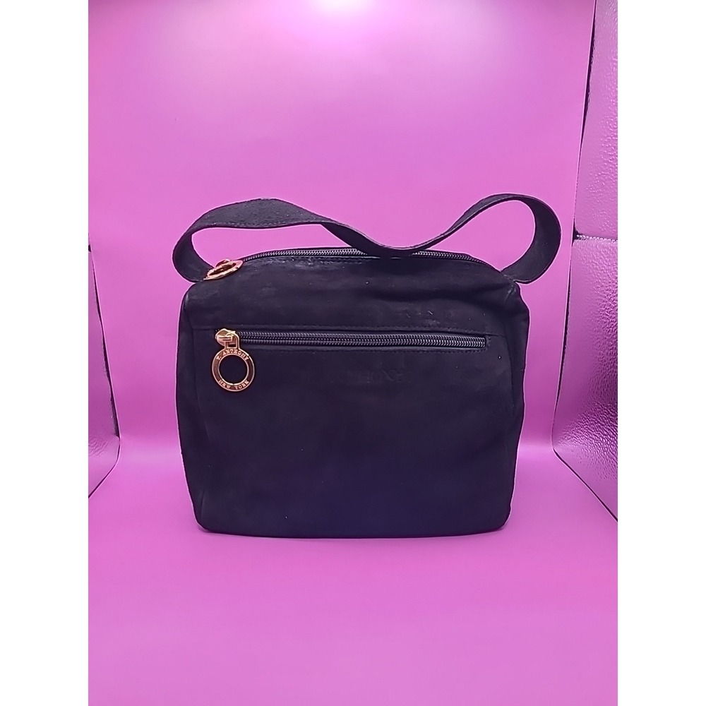 T. Anthony Suede Small Carry-on Shoulder‎ Bag Cosmetic Bag